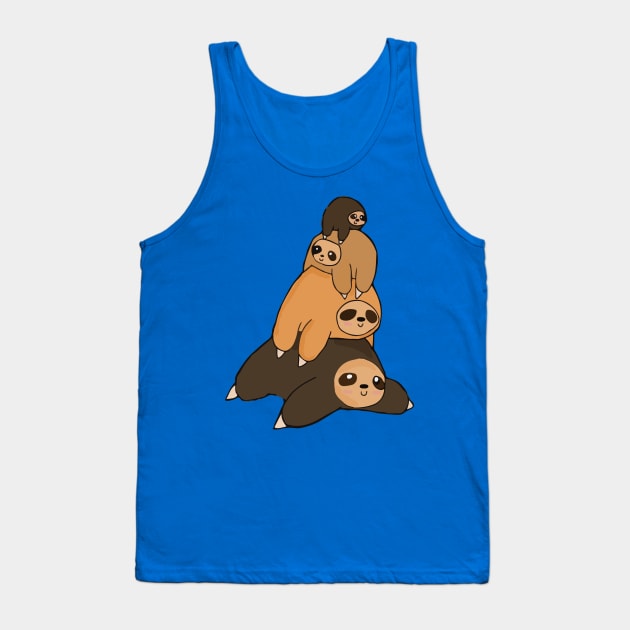 sloth stack pullover Tank Top by Hunters shop